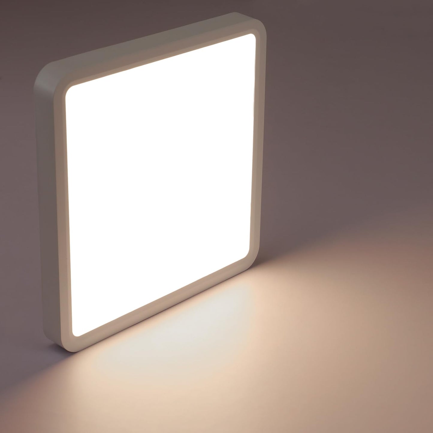 ZMH Deckenlampe LED Deckenleuchte Flach - Schlafzimmerlampe 23CM Badezimmerlampe 18W K¨¹chenlampe Eckig Schlafzimmer Deckenbeleuchtung Flurlampe Decke Badlampe 4000K f¨¹r Badezimmer K¨¹che Flur
