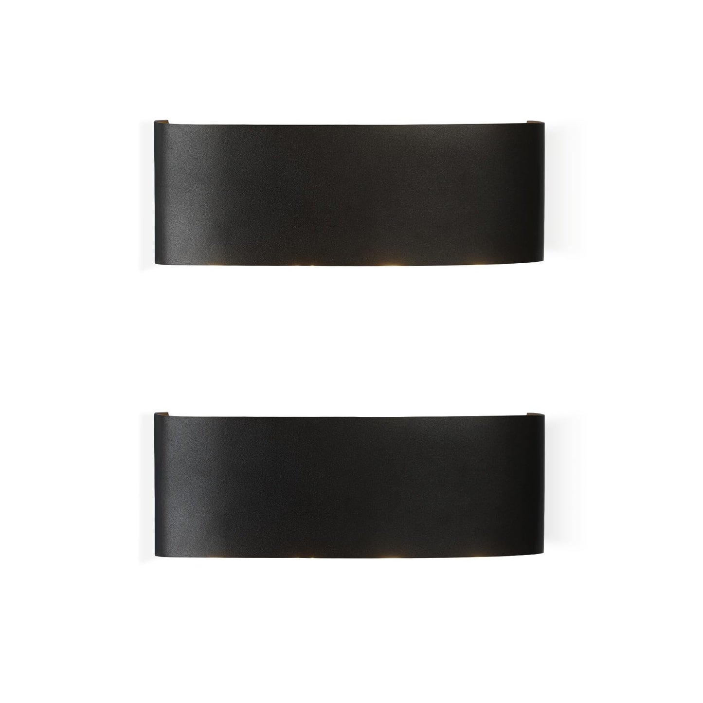 ZMH LED Wandleuchte Innen Wandlampe - 2ER Au?enwandleuchten Schwarz Wandbeleuchtung Aussen 7W Aussenlampe IP65 Au?enlampe Up Down Wandstrahler 3000K Warmwei? Au?enleuchte f¨¹r Hauswand Garten Flur