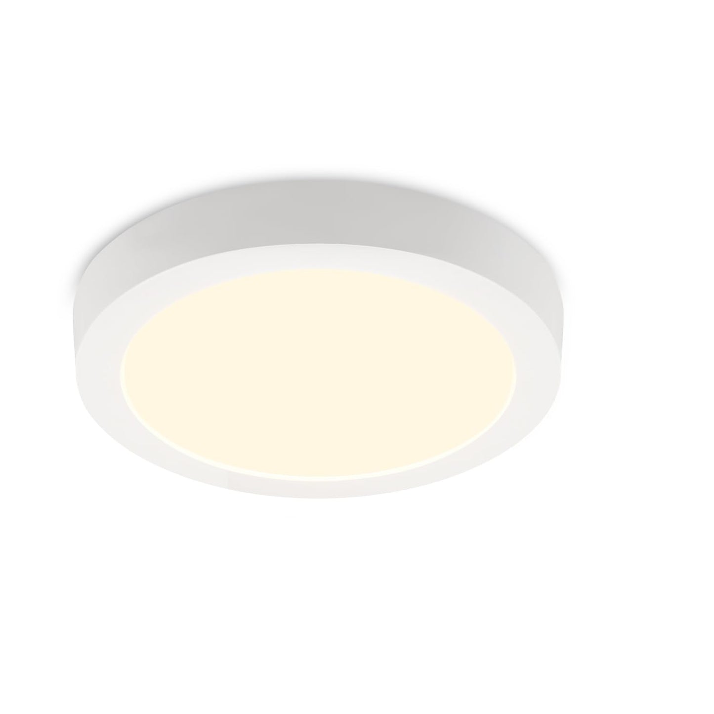 ZMH LED Deckenleuchte Rund Flurlampe 18W - LEDeckenlampe Flach 3000K Modern Badezimmerlampe Wei? IP44 Wasserfest Warmwei? ?23CM f¨¹r K¨¹che B¨¹ro Wohnzimmer Kinderzimmer Schlafzimmer