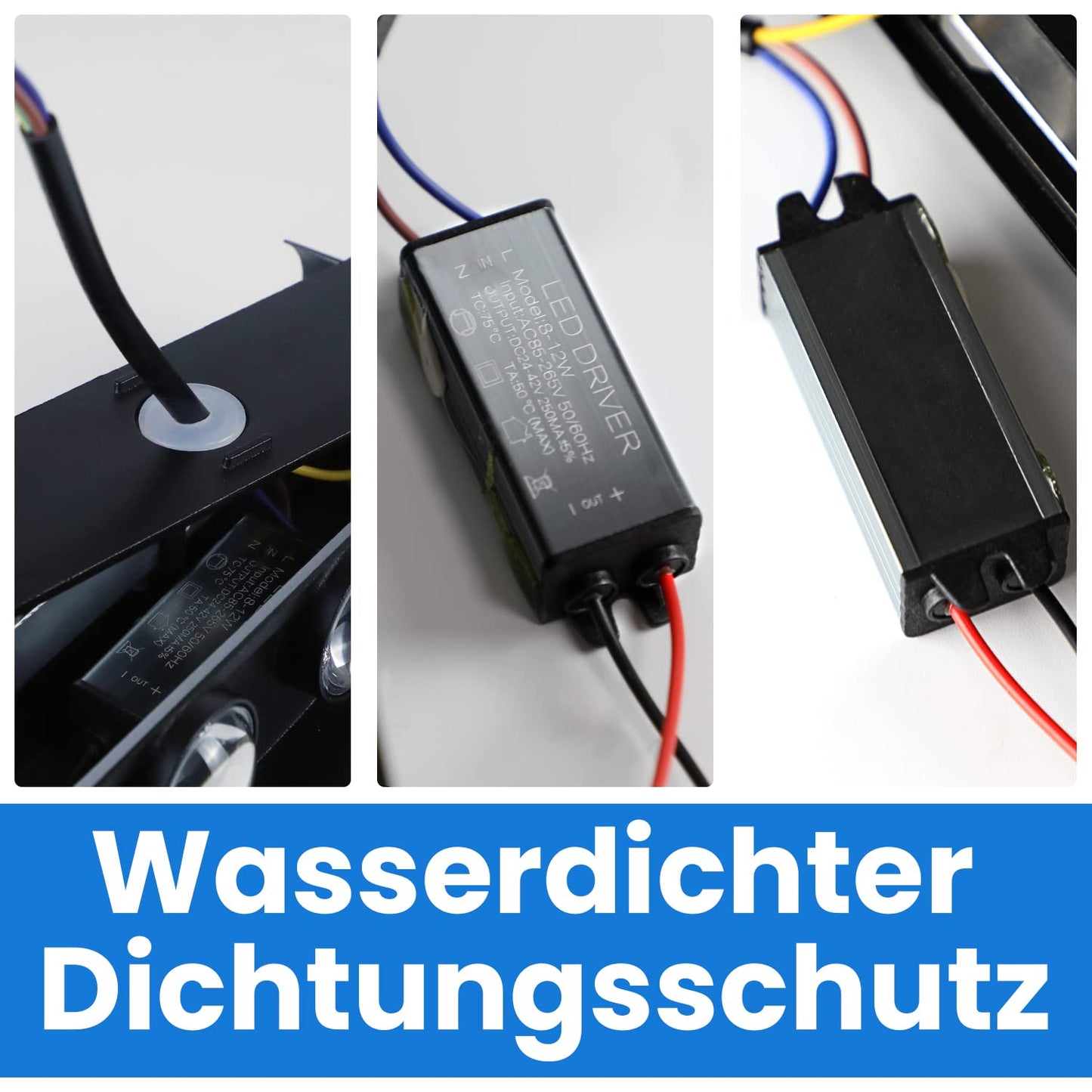 ZMH LED Wandleuchte Innen Wandlampe - 2ER Au?enwandleuchten Schwarz Wandbeleuchtung Aussen 7W Aussenlampe IP65 Au?enlampe Up Down Wandstrahler 3000K Warmwei? Au?enleuchte f¨¹r Hauswand Garten Flur