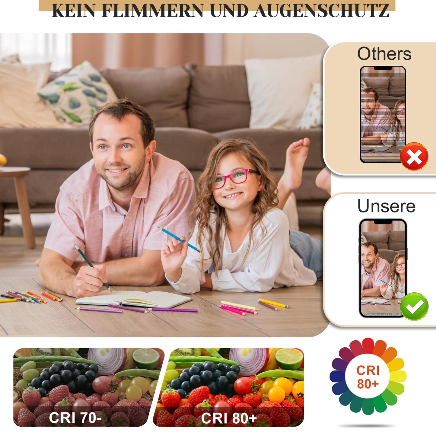 ZMH Deckenlampe LED Deckenleuchte Dimmbar - Wohnzimmerlampe Gro? 100cm Wohnzimmer 90W Modern Schwarz Schlafzimmerlampe mit Fernbedienung Design Deckenbeleuchtung f¨¹r Esszimmer B¨¹ro K¨¹che