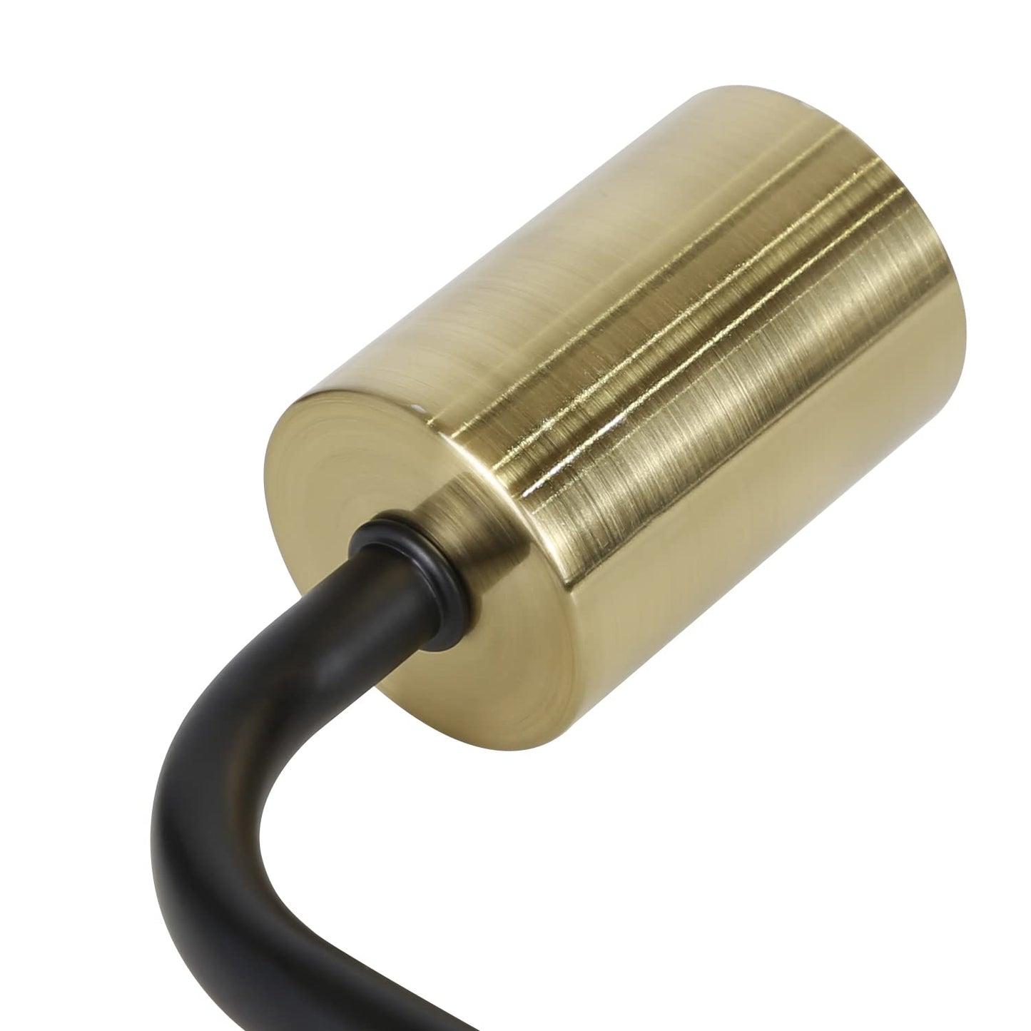 ZMH 2 er Tischlampe Vintage Tischleuchte E27 - Retro Nachttischlampe in Schwarz Gold Industrial Schlafzimmer Nachtlicht aus Metall Schreibtischlampe mit Kabel f¨¹r Wohnzimmer