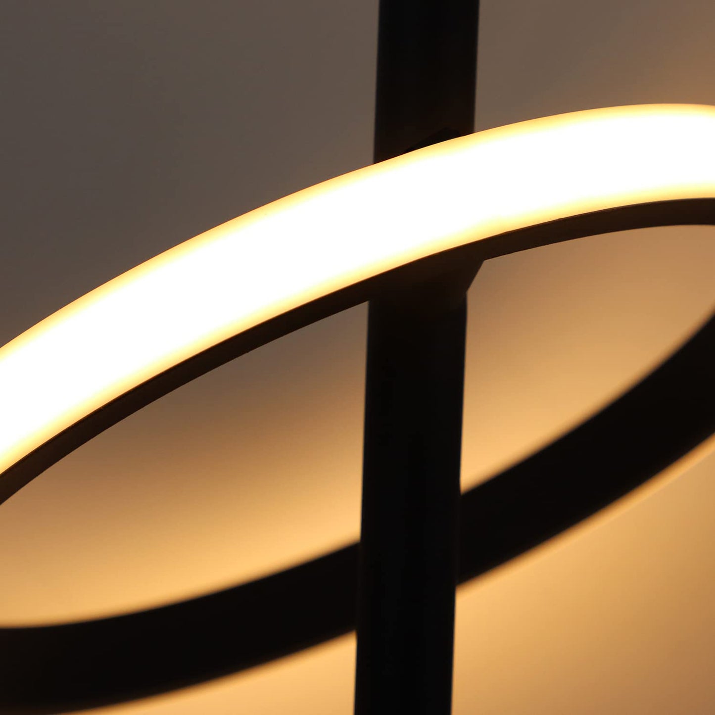 ZMH LED Pendelleuchte Esstisch H?ngelampe Schwarz Esszimmerlampe Modern Dimmbar Esstischlampe mit Fernbedienung 42W Ring H?ngeleuchte 150CM H?henverstellbar Wohnzimmer Pendellampe f¨¹r Esszimmer