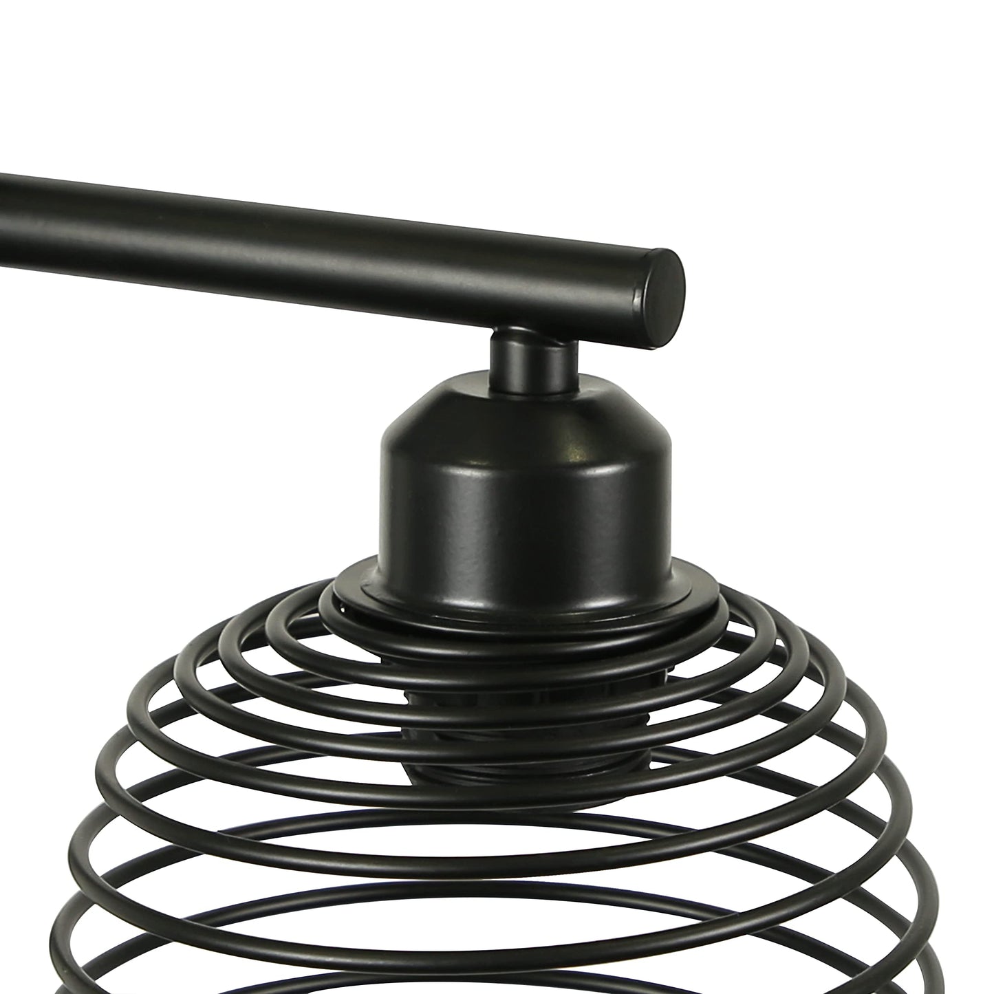 ZMH Stehlampe Wohnzimmer Stehleuchte Vintage - Retro Standlampe aus Metall e27 Fassung 3 flammige Max. 25W Schwarz industrial Standleuchte f¨¹r Schlafzimmer Sessel Bett H?he: 152CM inkl. Fu?schalter
