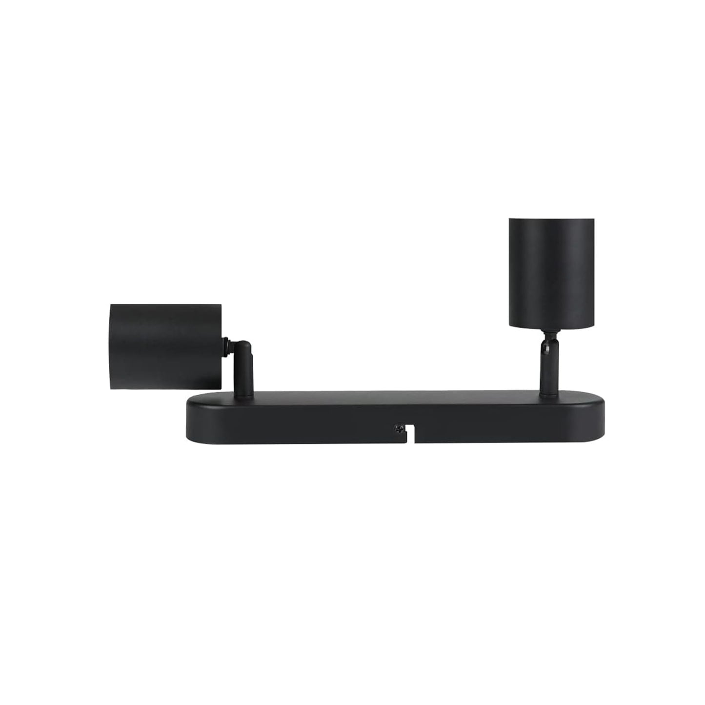 ZMH LED Deckenlampe Deckenstrahler 2 Flammig - Schwarz Deckenleuchte Flur Metall Deckenspots Schwenkbar GU10 Design Strahler 350¡ã Spots f¨¹r Wohnzimmer Schlafzimmer Treppenhaus K¨¹che - Ohne Gl¨¹hbirne