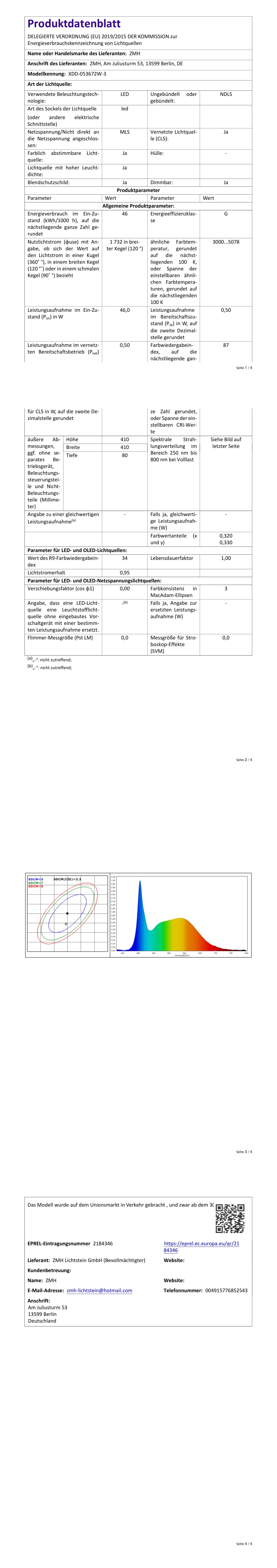 ZMH Deckenlampe LED Deckenleuchte Wohnzimmer - Dimmbar Wohnzimmerlampe 45CM Schwarz mit Fernbedienung 46W Schlafzimmerlampe Modern Design in Weiß für Schlafzimmer Büro Küche Esszimmer