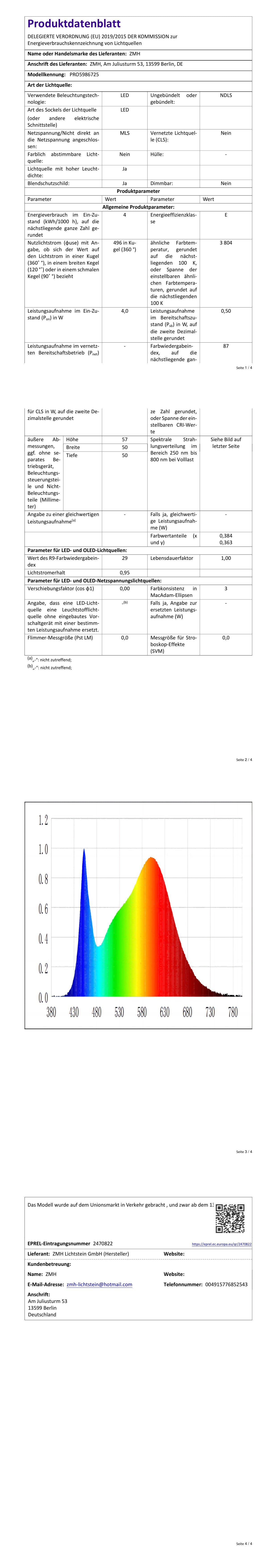 ZMH GU10 LED Neutralweiss 5W Leuchtmittel Lampe Ersetzt 50W Glühbirne 4000K Energiesparlampe Abstrahlwinkel 110° Spot Nicht Dimmbar Reflektor Birne Glühlampen Strahler Spot LED GU10 6 pack