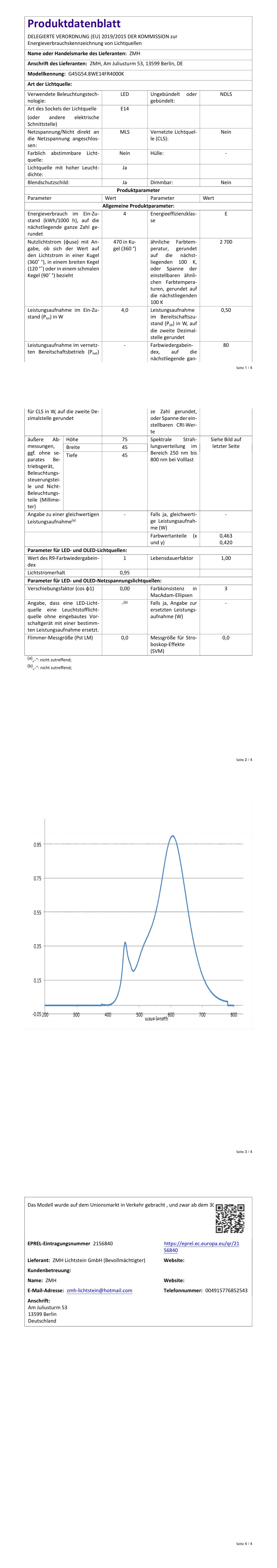 ZMH 6er LED Glühbirne Lampe: E14 Vintage Edison Glühlampe Warmweiß Filament Leuchtmittel G45 2700K Bulbs 4W Retro Birne Hochwertiges Glas Energiesparlampe für Hotel Café Haus Bar