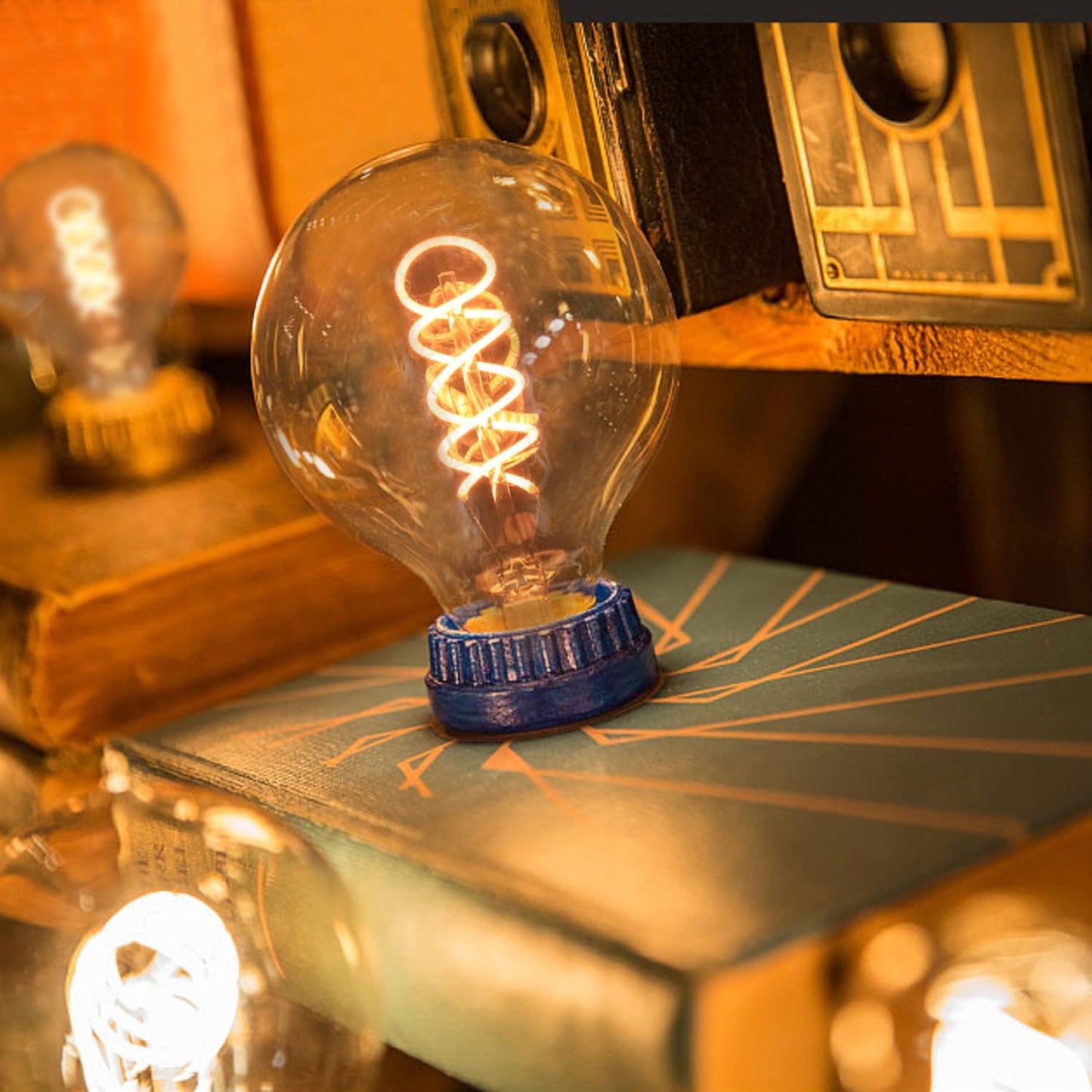 ZMH 1er pack LED Lampe E27 Gl¨¹hbirne: G95 Vintage Warmweiss Leuchtmittel 4W 2200K Edison Gl¨¹hlampe Retro Filament Birnen Bulb Energiesparlampe f¨¹r Haus Caf¨¦ Bar nicht Dimmbar