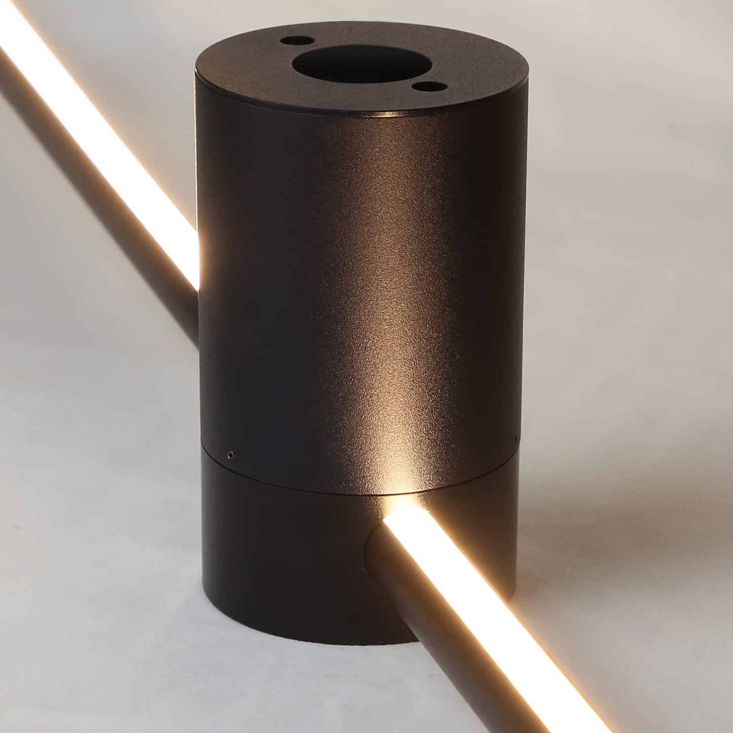 ZMH LED Wandleuchte Innen Wandlampe - 60CM Schwarz Modern Flurlampe Design Treppenhauslampe 3000K Warmwei? K¨¹chenlampe Indirekt Wandbeleuchtung f¨¹r Wohnzimmer Schlafzimmer Flur Treppenhaus Bett K¨¹che