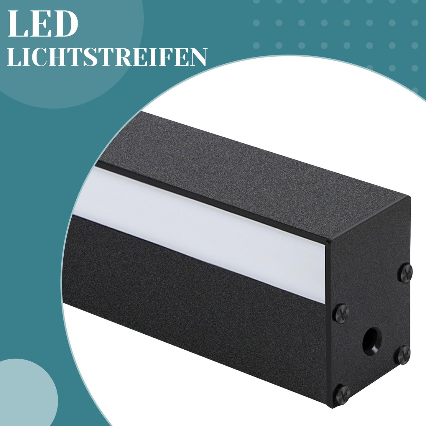 ZMH Wandlampe Led Wandleuchte Innen Schwarz Dimmbar- 100CM Modern 15W Flurlampe Up Down Treppenhauslampe Wandbeleuchtung f¨¹r Flur Treppenhaus Wohnzimmer Kinderzimmer Schlafzimmer
