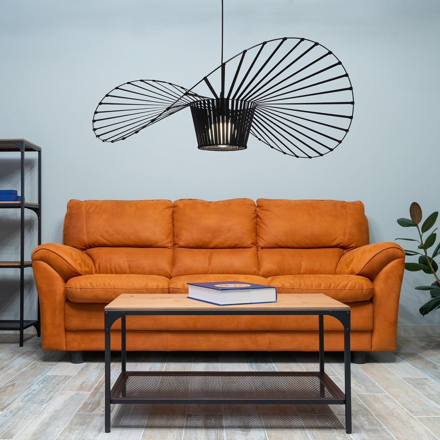 ZMH H?ngelampe Schwarz Pendelleuchte Esstisch - Modern E27 Wohnzimmer Vertigo Esszimmerlampe Kronleuchter 60CM Deckenlampe Vintage Esstischlampe H?ngeleuchte f¨¹r Esszimmer ohne Leuchtmittel