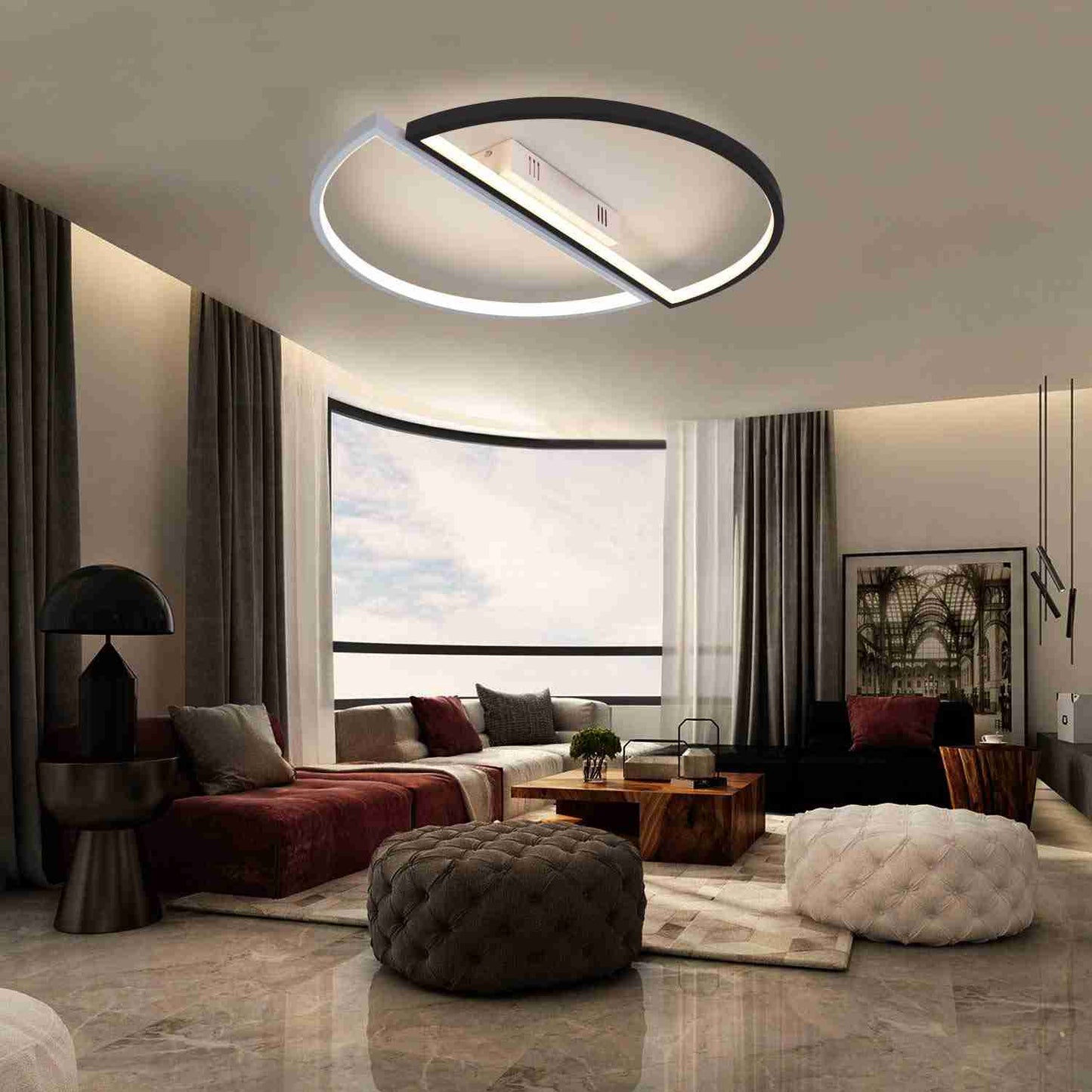 ZMH Deckenlampe LED Deckenleuchte K¨¹che - 20cm Tageslicht Decke Wei? K¨¹chenlampe Lang 13W Flurlampe Innen Kellerlampe 4000K Neutralwei? Tageslichtlampe f¨¹r Flur Keller Garage B¨¹ro Schlafzimmer