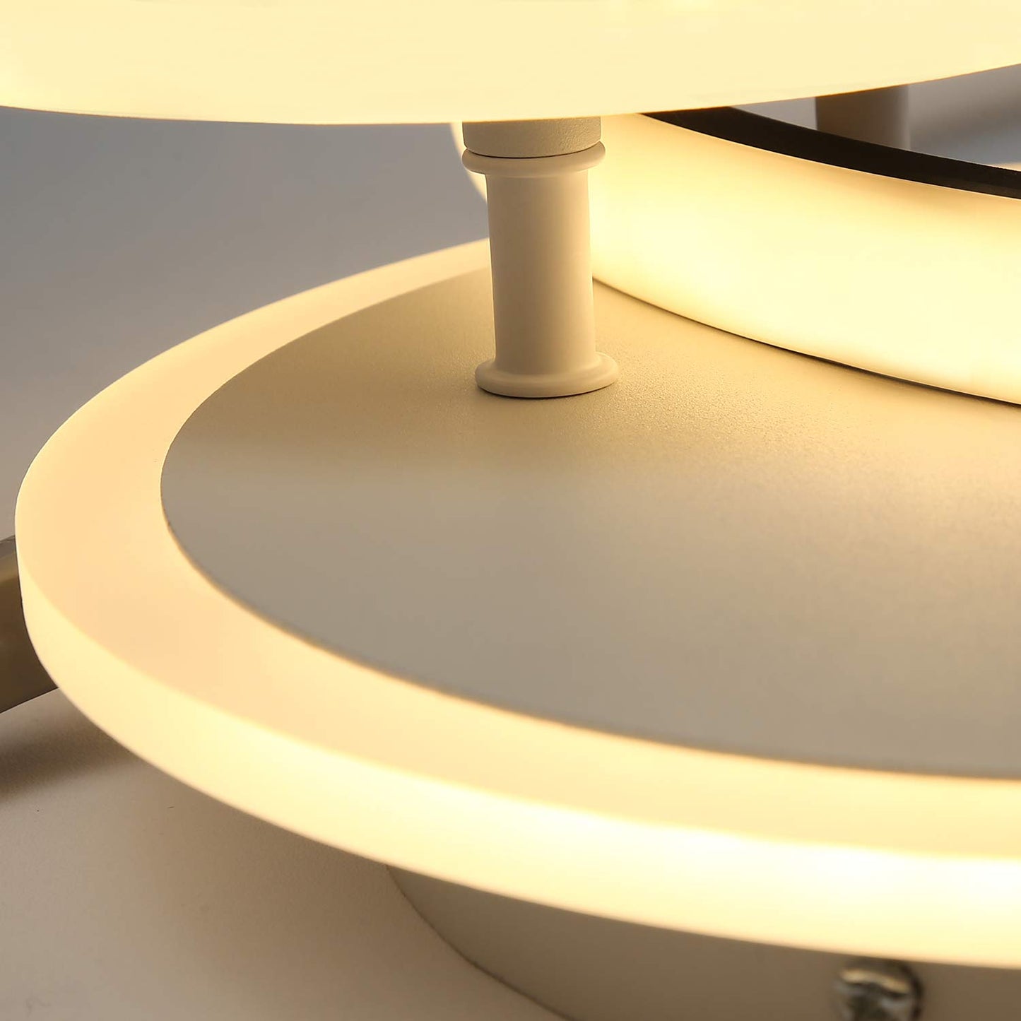 ZMH Deckenlampe LED Deckenleuchte Wohnzimmer - Dimmbar Wohnzimmerlampe 45CM Schwarz mit Fernbedienung 46W Schlafzimmerlampe Modern Design in Wei? f¨¹r Schlafzimmer B¨¹ro K¨¹che Esszimmer