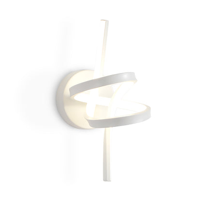 ZMH Wandlampe Led Wandleuchte Innen: Wand Lampe für Treppenhaus Flur Wohnzimmer Schlafzimmer Badezimmer 7W Modern Design Weiß Wandleuchten Warmweiß 3000K