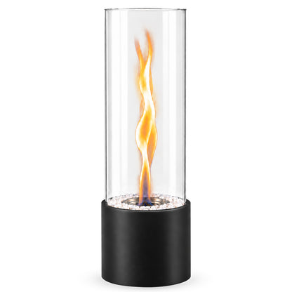 Bioethanol Tischkamin Groß 16 × 40,5 cm – Rauchfrei & Windgeschützt für Innen und Außen