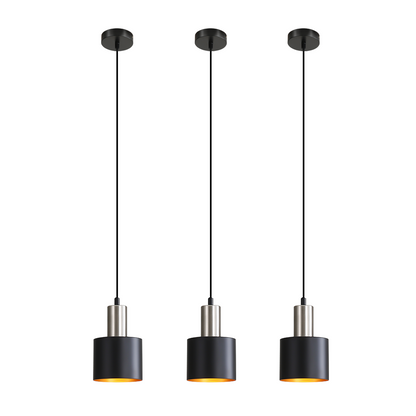H?ngelampe Esstisch Pendelleuchte E27 Schwarz - H?ngeleuchte Retro Schlafzimmerlampe Nachttisch H?henverstellbar K¨¹chenlampe H?ngend Esszimmerlampe Vintage Industrial Ohne Leuchtmittel