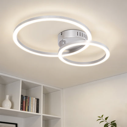 ZMH LED Deckenlampe Wohnzimmer Deckenleuchte 40cm - 23W Küchenlampe | 3000K-4000K Warmweiß