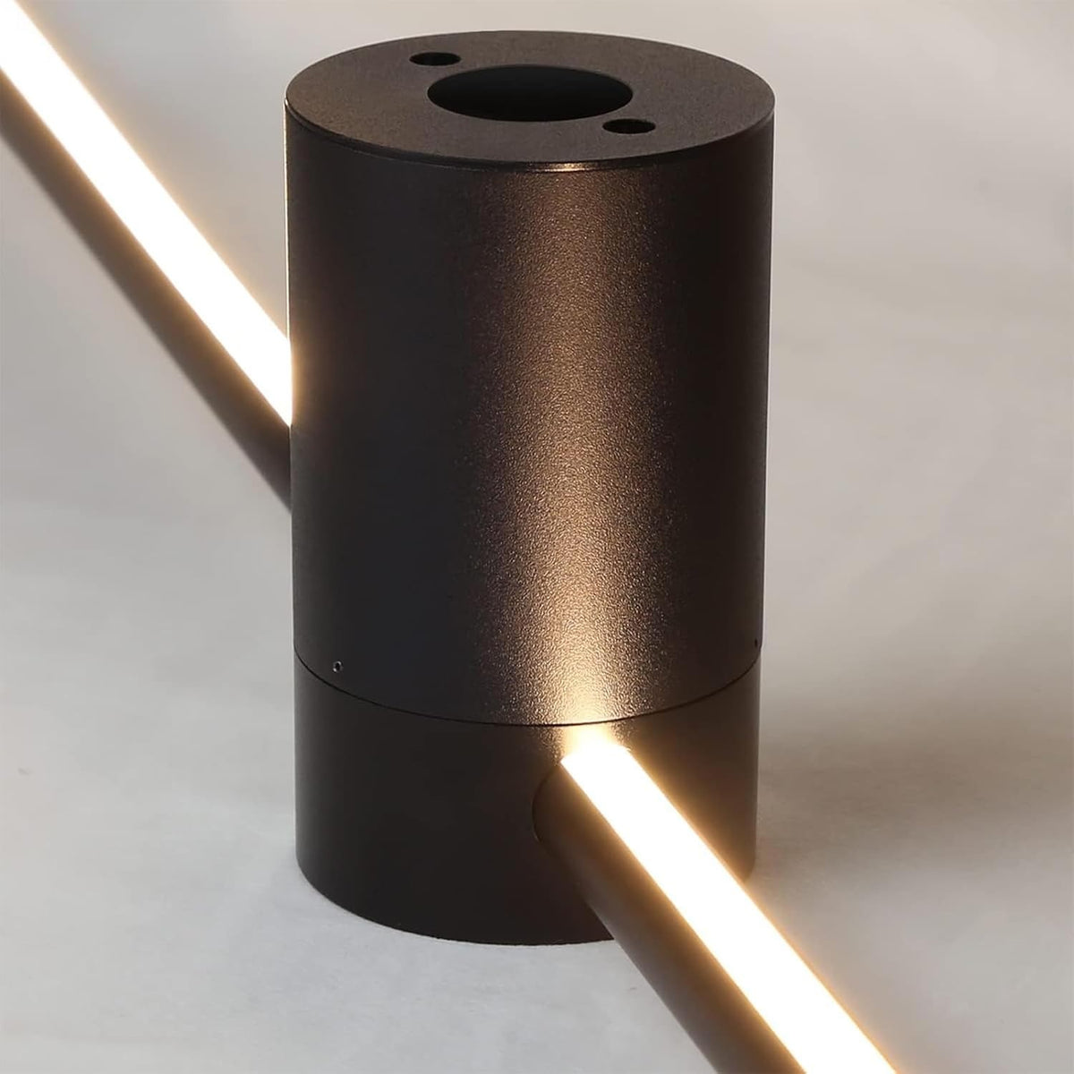 ZMH Wandlampe LED Wandleuchte Innen 100CM Lang Schwarz Modern Flurlampe