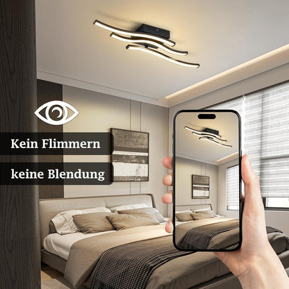 ZMH  LED Deckenlampe Schlafzimmer Deckenleuchte: Modern