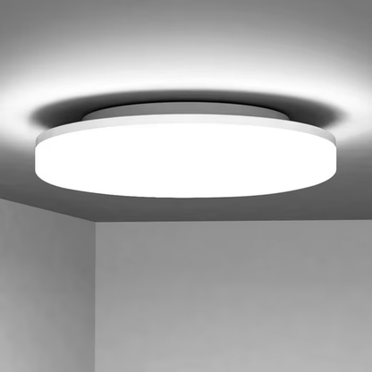 ZMH  LED Panel Deckenleuchte Kaltesweiß Deckenlampe Weiß 24W Decke 27*4.8cm, IP54 Wasserfest, LED fest integriert, Kaltesweiß, Badezimmer Schlafzimmer Flur Küche Wohnzimmer Balkon