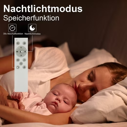 ZMH LED Panel Deckenleuchte Dimmbar mit Fernbedienung 24W IP44, RGB Farbwechsel,Dimmbar, LED fest integriert, Warmweiß, Neutralweiß, Kaltesweiß, für Schlafzimmer Kinderzimmer Küche Wohnzimmer