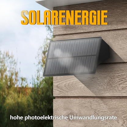 ZMH Solar Wandleuchte Aussen Solarleuchte Wasserdichte