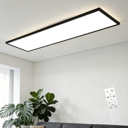 ZMH LED Panel Deckenleuchte Flach 100-120cm,Weiß Rechteckig Deckenlampe