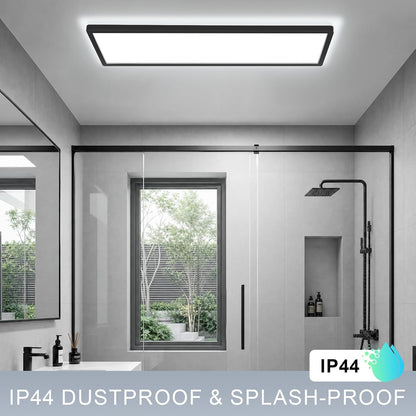 ZMH RGB LED Deckenleuchte Dimmbar Deckenlampe Weiß Modern 3000-6500K