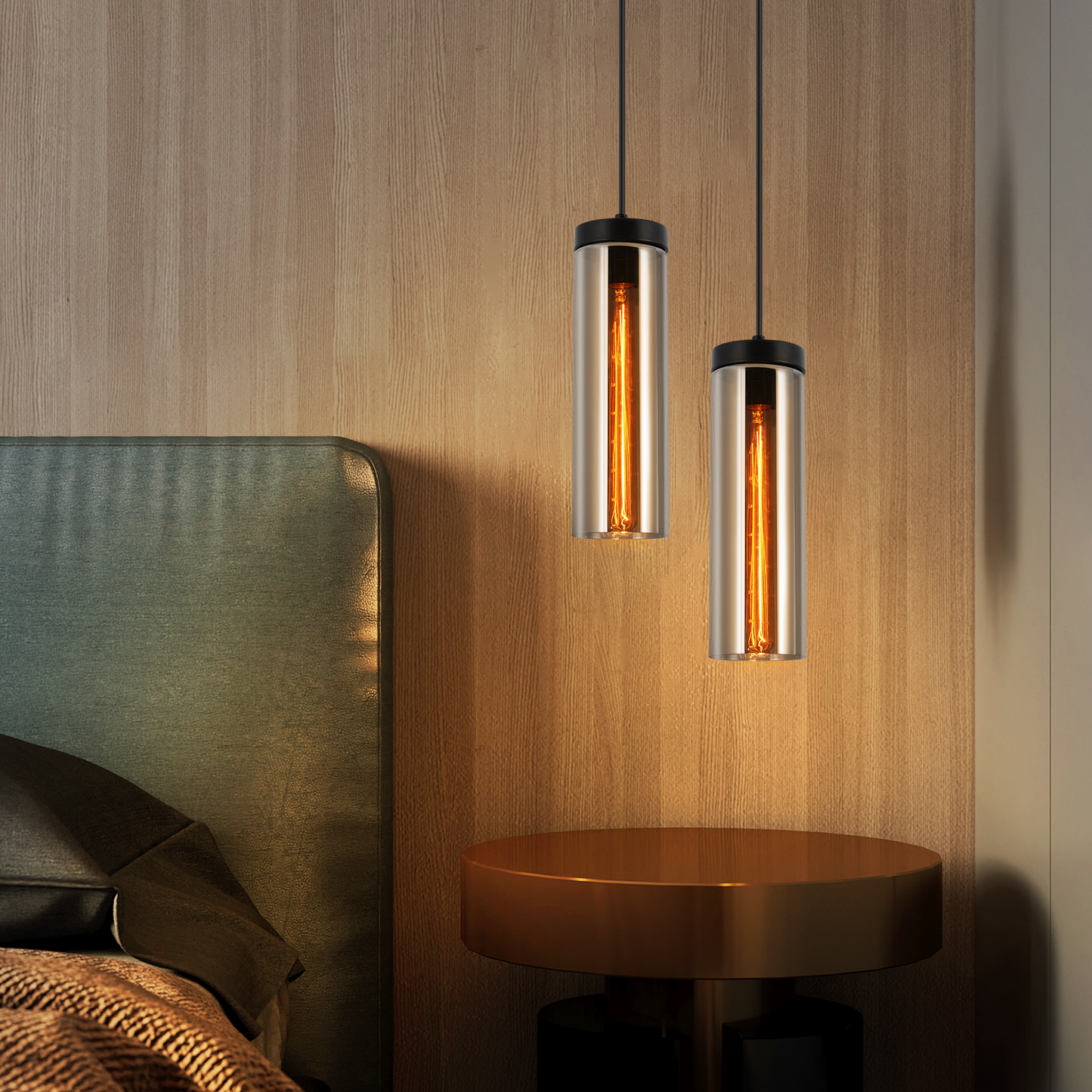 H?ngeleuchte Wohnzimmer H?ngelampe Vintage - 1 Flammig Pendelleuchte H?henverstellbar Esstischlampe H?ngend E27 Schwarz Glas Pendellampe f¨¹r Esstisch Schlafzimmer k¨¹che (ohne Leuchtmittel)