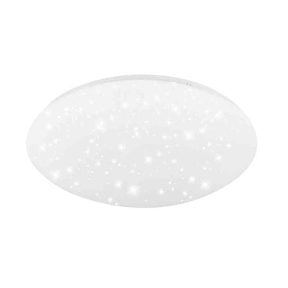 ZMH Deckenlampe LED Deckenleuchte Schlafzimmer - Ø30cm Schlafzimmerlampe Sternenhimmel Kaltweiß 18W Badezimmer Deckenbeleuchtung IP44 Wasserdicht Badlampe Rund für Bad Küche Kinderzimmer Flur