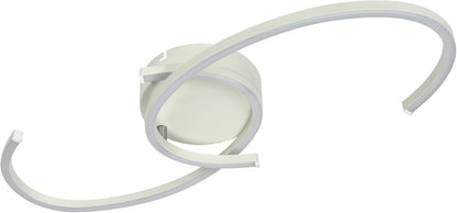 ZMH Deckenlampe LED Deckenleuchte Küche - 24W Wohnzimmerlampe Moderne Design Schlafzimmerlampe 3000K Warmweiß Wohnzimmer Küchenlampe 330° Drehbarer weiß Deckenlampen für Schlafzimmer Esszimmer