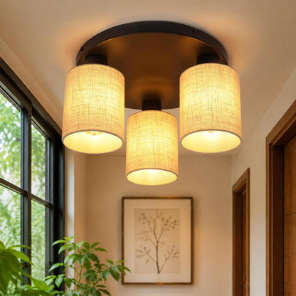 ZMH Deckenlampe 3 Flammig Deckenleuchte Flur Schlafzimmerlampe