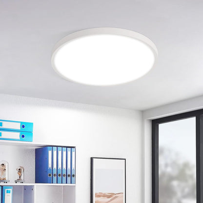Deckenlampe LED Deckenleuchte Flach - Schlafzimmerlampe 18CM Badezimmerlampe 15W Küchenlampe Schlafzimmer weiß Deckenbeleuchtung Flurlampe Decke Badlampe 6500K für Küche Flur