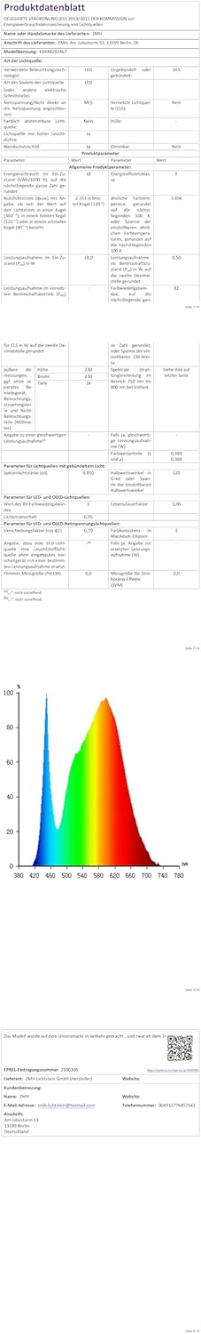 ZMH Deckenlampe LED Deckenleuchte Flach - 18W Badlampe 4000K Ø22cm Schlafzimmer Küche Deckenbeleuchtung Schlafzimmerlampe IP44 Wasserdicht Flurlampe Schwarz Küchenlampe Rund für Bad Flur Wohnzimmer