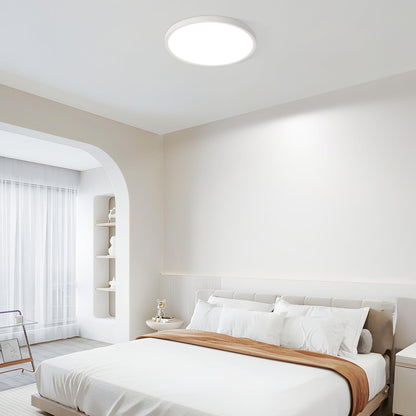 Deckenlampe LED Deckenleuchte Flach - Schlafzimmerlampe 18CM Badezimmerlampe 15W Küchenlampe Schlafzimmer weiß Deckenbeleuchtung Flurlampe Decke Badlampe 6500K für Küche Flur