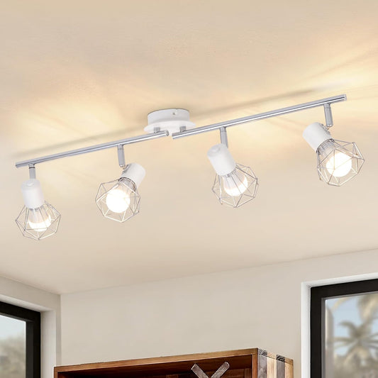 ZMH H?ngelampe Vintage H?ngeleuchte Esstisch Pendelleuchte Metall E14 1 Flammig H?henverstellbar Esszimmerlampe Wei? Esstischlampe k¨¹chenlampe h?ngend f¨¹r Esszimmer K¨¹che schlafzimmer Wohnzimmer