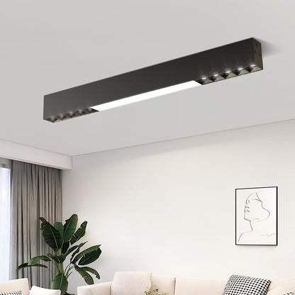 ZMH Deckenlampe LED Deckenleuchte Wohnzimmer - Deckenstrahler Küche 107/80/53.5CM Lang Wohnzimmerlampe Modern Bürolampe Decke Dimmbar mit Fernbedienung Deckenbeleuchtung für Büro Schlafzimmer