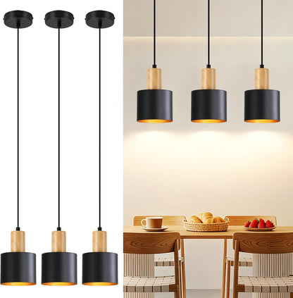 ZMH Pendelleuchte Esstisch E27 Hängelampe Vintage Küchenlampe