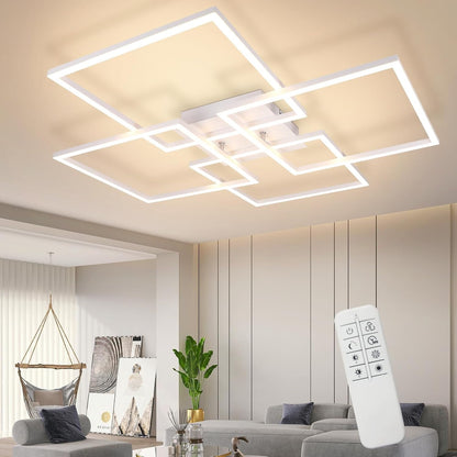 ZMH Deckenlampe Wohnzimmer LED Deckenleuchte - 48W Modern