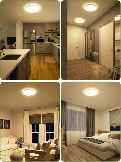 ZMH LED-Deckenlampe mit Bewegungsmelder 18W 1927 Lumen 4000K Ø30cm