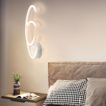 ZMH Deckenlampe LED Deckenleuchte Küche - 24W Wohnzimmerlampe Moderne Design Schlafzimmerlampe 3000K Warmweiß Wohnzimmer Küchenlampe 330° Drehbarer weiß Deckenlampen für Schlafzimmer Esszimmer