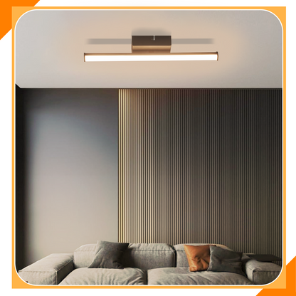 ZMH LED Deckenlampe Flur Deckenleuchte - Schwarz 6W Flurlampe 3000K Warmwei? K¨¹chenlampe Modern Schlafzimmerlampe Linien-Design Deckenbeleuchtung f¨¹r K¨¹che Schlafzimmer Treppenhaus Wohnzimmer