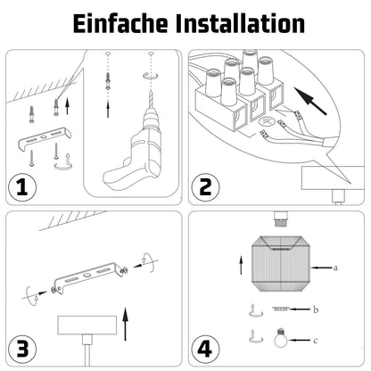 Pendelleuchte Esstisch H?ngelampe Vintage - Pendellampe Esszimmer 1 Flammig Esstischlampe Hanfseil Laterne Design E27 H?ngeleuchte f¨¹r Schlafzimmer Wohnzimmer Flur(Ohne Leuchtmittel)
