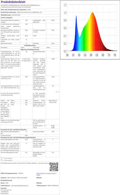 ZMH Deckenlampe LED Deckenleuchte Badezimmer - Ø30cm Schlafzimmerlampe Flach Küchenlampe 4000K Badezimmerlampe 18W Schlafzimmer Deckenbeleuchtung Badlampe IP44 Flurlampe Rund für Küche Flur Bad
