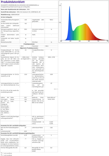 ZMH LED Deckenleuchte Deckenlampe Panel - Wohnzimmerlampe Dimmbar 60CM B¨¹rolampe Modern mit Fernbedienung Schlafzimmerlampe Flach K¨¹chenlampe Acryl Wei? Lang f¨¹r Flur Wohnzimmer Schlafzimmer B¨¹ro