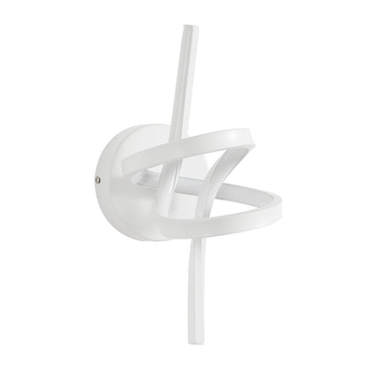 ZMH Wandlampe Led Wandleuchte Innen: Wand Lampe für Treppenhaus Flur Wohnzimmer Schlafzimmer Badezimmer 7W Modern Design Weiß Wandleuchten Warmweiß 3000K