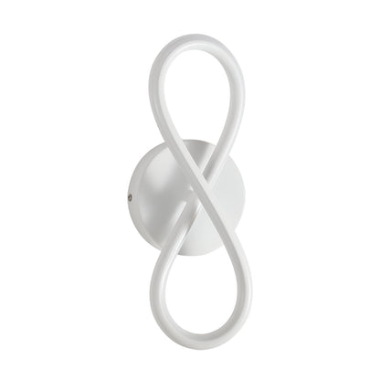 ZMH Wandleuchte Innen LED Wandlampe Modern: Wand Lampe f¨¹r Treppenhaus Schlafzimmer Wohnzimmer Korridor K¨¹hles Design 7W Kurvendesign Dekorativ Wei? Wandleuchten Warmwei? 3000K