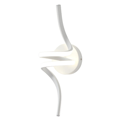 ZMH Wandlampe Innen LED Wandleuchte Modern: Wand Lampe f¨¹r Treppenhaus Flur Wohnzimmer Schlafzimmer Balkon Wei? Design Aluminium Wandbeleuchtung - 7W Warmwei? 3000K