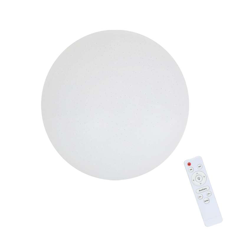 ZMH Deckenlampe LED Deckenleuchte Schlafzimmer - 37W Schlafzimmerlampe Sternenhimmel Dimmbar mit Fernbedienung Ø30cm Küchenlampe Deckenbeleuchtung Rund Flurlampe für Kinderzimmer Küche Flur Wohnzimmer